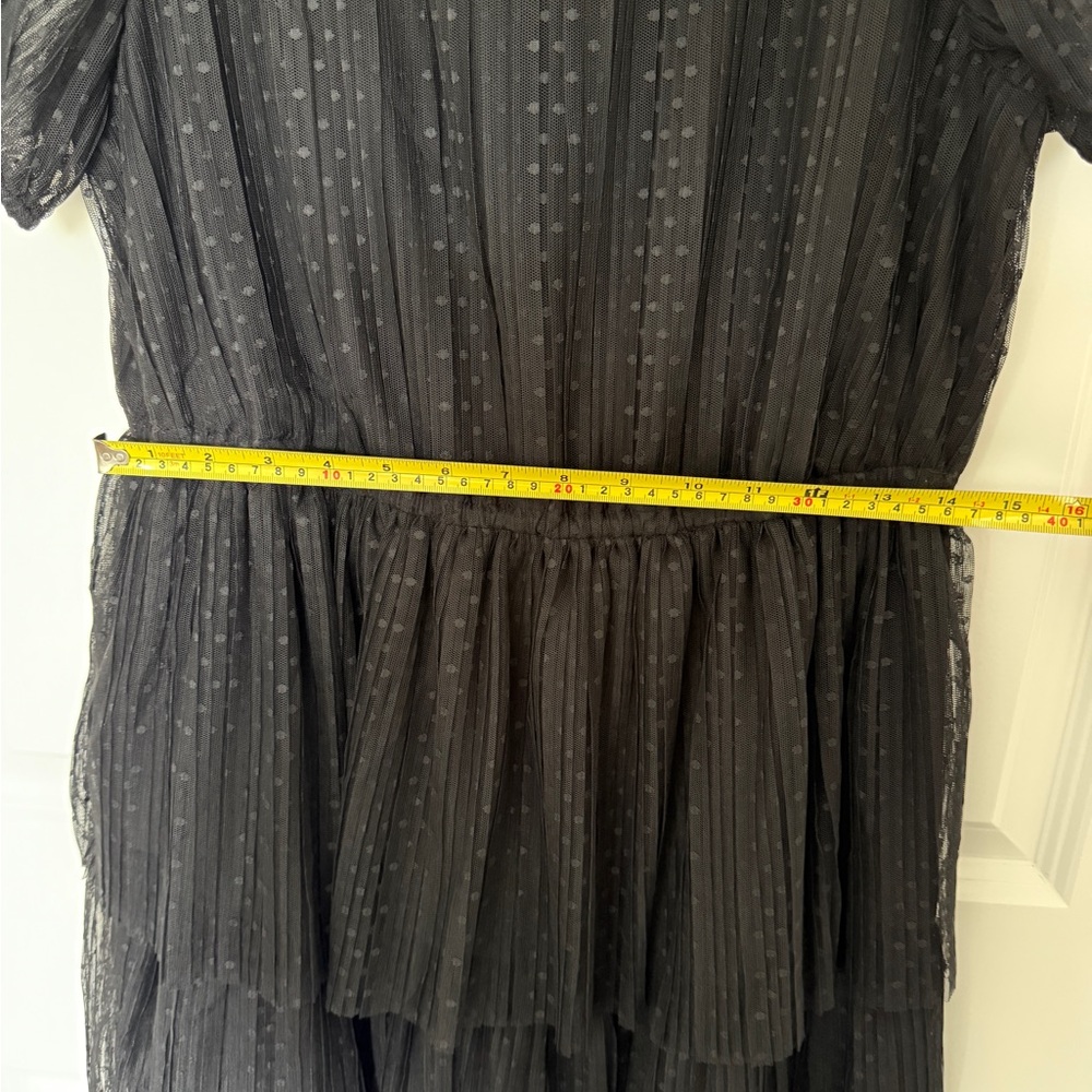 J. Crew Black Puff Sleeve Midi Dress - Brand New Size 6 - Picture 7 of 7